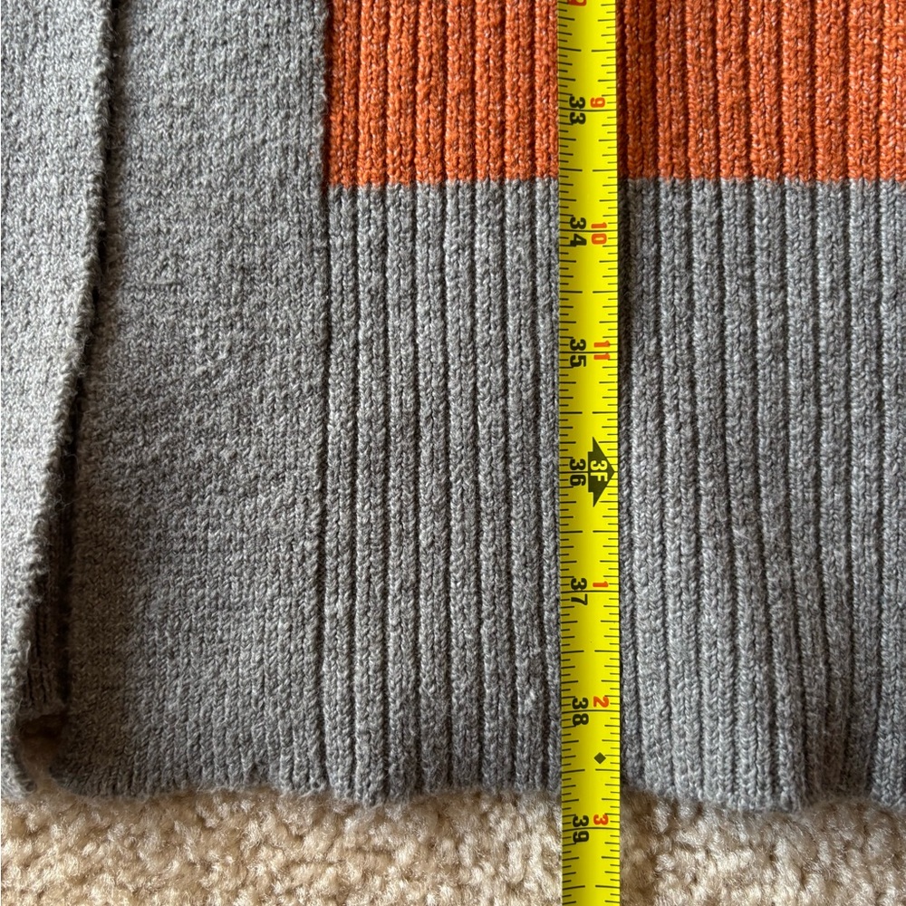 Colorblock Long Cardigan Sweater S - Picture 9 of 9